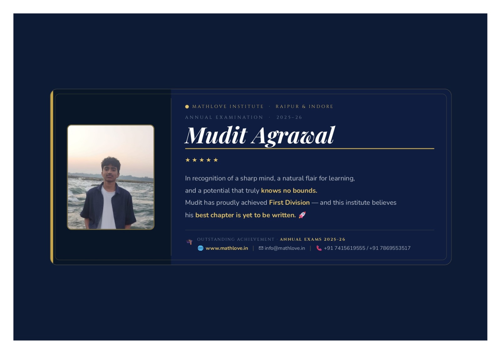 Math Love Institute Slide 3